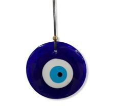 Protetor de Ambiente Olho Grego Azul 10 cm em Murano