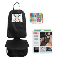 Protetor de assento de carro Nuby x Safe In The Seat com bolso de armazenamento