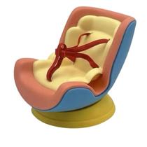 Protetor de assento de carro para boneca Labubu de 17 cm com acessórios azuis