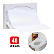 Protetor de Assento Sanitário Descartável c/40un Caixa Pequena