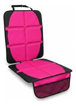 Protetor De Banco Para Carro Com Bolsos Baby&pets Novat Premiun Cor:Rosa-chiclete