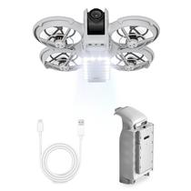 Protetor de bateria e trem de pouso com luz LED para DJI Neo