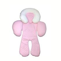 Protetor de Bebê Conforto Rosa Acolchoado e Confortável Zip