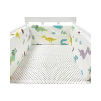 Protetor De Berço De Algodão Para Bebês, Barreira De Cama Para Recém-Nascidos, Almofada Trançada