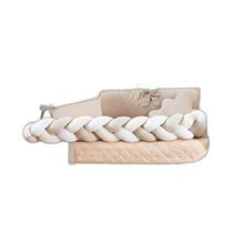 Protetor de Berço Trançado 12 Peças - Beatriz Enxovais