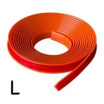 Protetor de Borda de Borracha Protalwell em L 6m Laranja