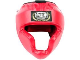 Protetor de Cabeça Punch Sports sem Grade - Vermelho