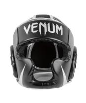 Protetor de Cabeça Venum Challenger Semi Couro Preto Prata