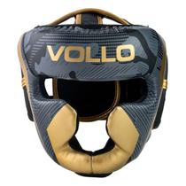 Protetor de Cabeça Vollo Capacete Fechado Boxe Muay Thai G/GG