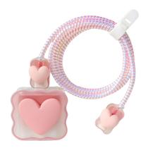 Protetor De Cabo De Carregador Capa Protetora 3d Cor Purple Protetor De Cabo De Carregador Capa Protetora 3d Cor Purple