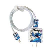 Protetor De Cabo De Carregamento Stitch Anime Para iPhone 18W 20W, Estojo Protetor
