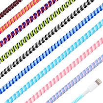 Protetor de cabo Frienda Spiral 10 unidades para telefone USB 110cm Protetor de cabo Frienda Spiral 10 unidades para telefone USB 110cm