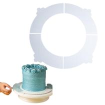 Protetor De Cake Board Bloqueador Confeitaria Bolos de 20cm Confeitar Doce Redondo Reutilizável