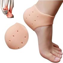 Protetor de Calcanhar em Silicone Macio Suporte Confortável para Uso Diário em Sapatos e Tênis Par Unissex Respirável