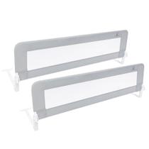 Protetor de Cama ComfyBumpy Extra Longo - Cinza XL - Pacote com 2