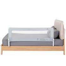 Protetor de Cama Infantil ComfyBumpy Extra Alto (60cm) - Cor Cinza