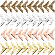 Protetor de canto de livro Zhengmy Metal 160 unidades Iron Vintage Protetor de canto de livro Zhengmy Metal 160 unidades Iron Vintage