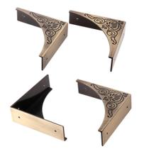 Protetor de canto de metal RFORPLY Antique Bronze 6,5 x 2 cm, 4 unidades