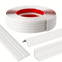 Protetor de canto de parede e protetor de borda Elvone White 7cm x 6m Protetor de canto de parede e protetor de borda Elvone White 7cm x 6m
