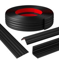 Protetor de canto e protetor de borda Elvone Wall Black 1.6x600cm