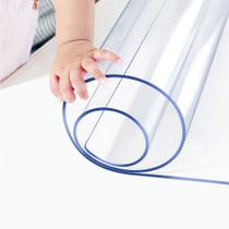 Protetor de capa de mesa Wadrac Clear PVC 66x66cm com 1,5 mm de espessura Protetor de capa de mesa Wadrac Clear PVC 66x66cm com 1,5 mm de espessura