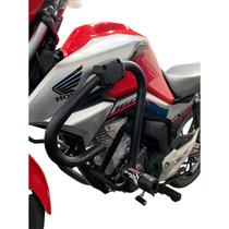 Protetor de Carenagem e Motor Moto Cg 160 Fan 160 ano 2022 2023 em diante Protetor de pernas Honda