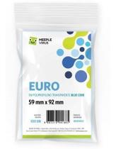 Protetor De Cartas Euro Blue Core 59x92mm - Meeple Virus Protetor De Cartas Euro Blue Core 59x92mm - Meeple Virus
