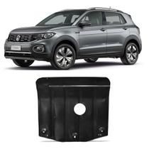 Protetor de Cárter em Aço Volkswagen T-Cross 2019 a 2024 Protetor de Motor e Câmbio