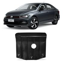 Protetor de Cárter em Aço Volkswagen Virtus 2019 a 2025 Protetor de Motor e Câmbio