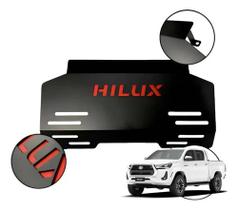 Protetor De Carter Hilux 2016 A 2026 Preto Aço Reforçado Protetor De Carter Hilux 2016 A 2026 Preto Aço Reforçado