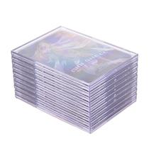 Protetor de cartões de acrílico rígido Card Sleeves Top Loaders 10