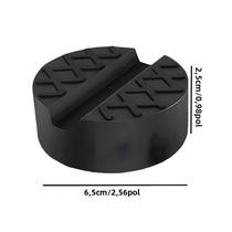 Protetor De Chão Em Borracha Para Adaptador De Macaco Automotivo Com Fenda, Disco De Elevação