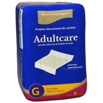 Protetor de colchão Adultcare Premium G - 2 pacotes - 10 lençóis - Lençol p/ incontinência urinária