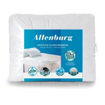 Protetor de Colchão Altenburg Com Elástico Impermeável Percal 180 Fios - 100% Algodão - Branco - Queen