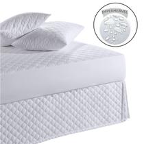 Protetor de Colchão Altenburg Solteiro Toque Acetinado Impermeável Branco - 165066