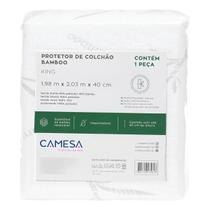 Protetor De Colchão Camesa King Bamboo Blend Impermeável