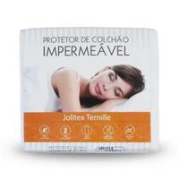 Protetor de Colchão Capa Impermeável Casal Jolitex Branco Protetor de Colchão Capa Impermeável Casal Jolitex Branco