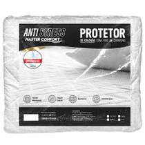 Protetor de Colchão Casal Antistress Matelado Impermeável Branco 138x188x30cm 10220263 - Master Comfort