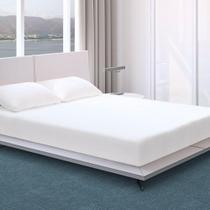 Protetor de Colchão Casal Box Polipropileno 138cm X 188cm X 30cm Branco Vida Pratika