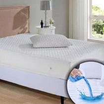 Protetor de colchão casal impermeável premium