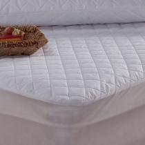 Protetor De Colchão Casal Impermeável Veneza 100% Poliéster - Branco