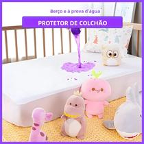 Protetor De Colchão De Berço Impermeável E Respirável, Capa De Algodão Terry, Amigável À Pele, Sem Protetor De Colchão De Berço Impermeável E Respirável, Capa De Algodão Terry, Amigável À Pele, Sem