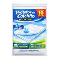 Protetor de Colchão Descartável 90x60cm com Gel Super Absorvente Pacote com 10 Unid Para Berço, Protetor de Colchão Descartável 90x60cm com Gel Super Absorvente Pacote com 10 Unid Para Berço,