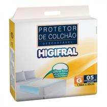 Protetor de Colchão Descartável Higifral Tamanho G 5 Un Protetor de Colchão Descartável Higifral Tamanho G 5 Un