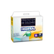 Protetor de Colchão Descartável Higifral Ultra Fino M 6 Unidades Protetor de Colchão Descartável Higifral Ultra Fino M 6 Unidades