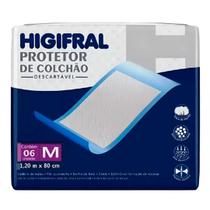Protetor de Colchão Descartável M Com 6 unidades Higifral Protetor de Colchão Descartável M Com 6 unidades Higifral