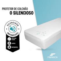Protetor de Colchão Fibrasca Silencioso Impermeável Solteiro 90x190x40 - Sem rúidos com Toque Suave