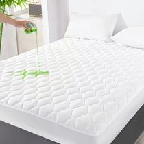 Protetor de colchão GRT King Waterproof Rayon Bamboo White