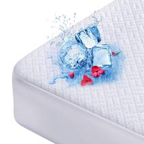 Protetor de colchão Hanherry Cooling Waterproof em tamanho real