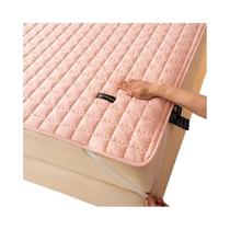 Protetor De Colchão Hipoalergênico Impermeável Silencioso Fino Antimicrobiano Com Faixas Elásticas